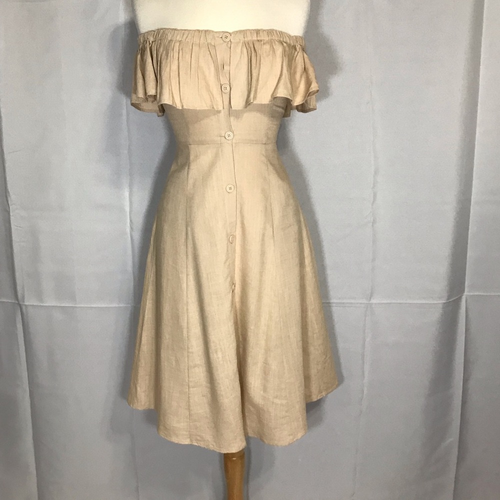 Forever 21 Off the Shoulder Woven Knit Dress